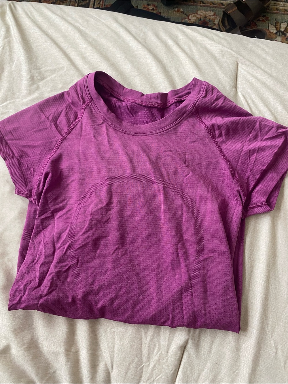 Lululemon Purple Short Sleeve Athletic Tee